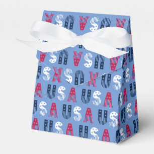 Caja Para Regalos Estrellas y rayas de Estados Unidos