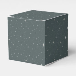 Caja Para Regalos Ethereal Starry Night Cielo Celestial Verde azulad