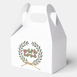 Caja Para Regalos Etiqueta "Con Amor"