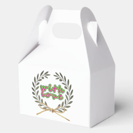 Caja Para Regalos Etiqueta "Con Amor"
