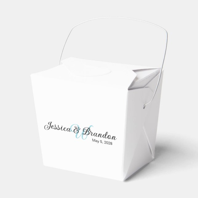 Caja Para Regalos Etiqueta de boda 016 (Front Side)
