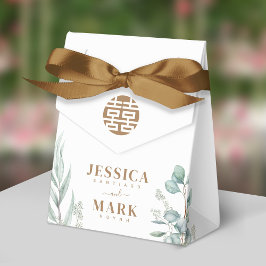 Caja Para Regalos Eucalyptus Boda de doble felicidad