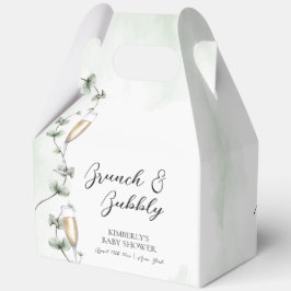 Caja Para Regalos Eucalyptus Brunch Champagne Garden Baby Shower