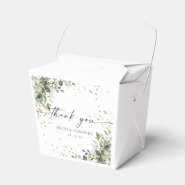 Caja Para Regalos Eucalyptus Floral Greenery Baby Shower Favor Box