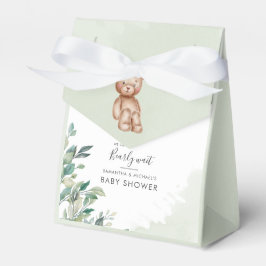 Caja Para Regalos Eucalyptus Foliage Script Bear Parejas Baby Shower
