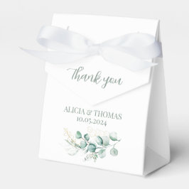 Caja Para Regalos Eucalyptus Sage Boda Botánico Verde