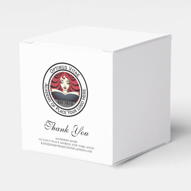 Caja Para Regalos Evento de Agradecimiento a Clientes (Costado Anverso)