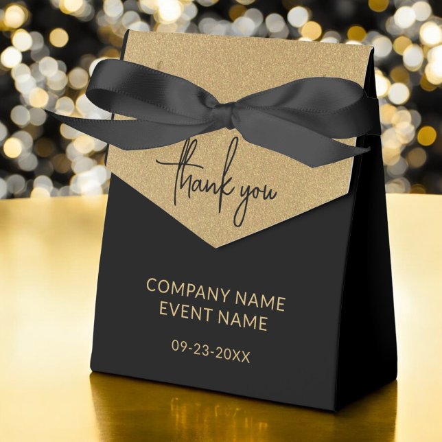Caja Para Regalos Evento de la Empresa Agradecimiento Black Gold (Subido por el creador)