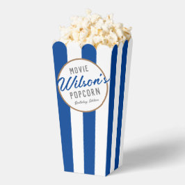 Caja Para Regalos Evento especial azul y blanco Película Noche de pa