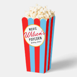 Caja Para Regalos Evento especial Rojo y Azul Noche de películas Pop