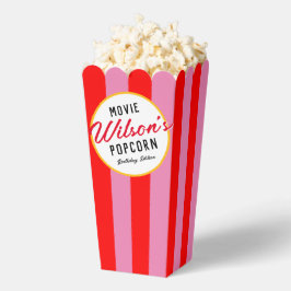 Caja Para Regalos Evento especial Rojo y Rosa Noche de películas Pop