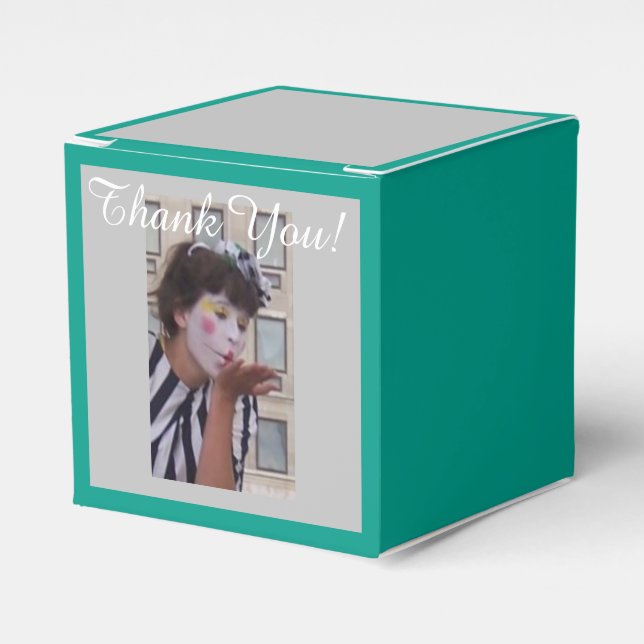 Caja Para Regalos Eventos corporativos, Fiesta, banquete, ducha, mod (Costado Anverso)