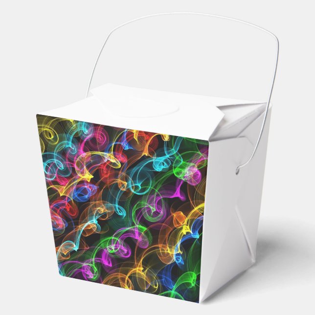 Caja Para Regalos Explosión de luz colorida (Anverso)
