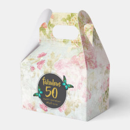 Caja Para Regalos Fabuloso Cincuenta Mariposa en el Collage de la Vi