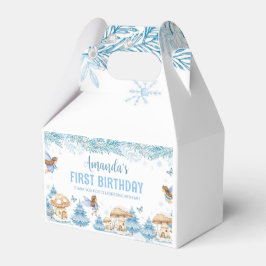 Caja Para Regalos Fairy Chica Winter Wonderland Cumpleaños
