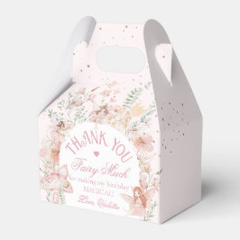 Caja Para Regalos Fairy First Birthday Enchanted garden Whimsical