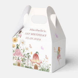 Caja Para Regalos Fairy Floral Chica Birday Party