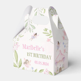 Caja Para Regalos Fairy Floral Chica Birday Party