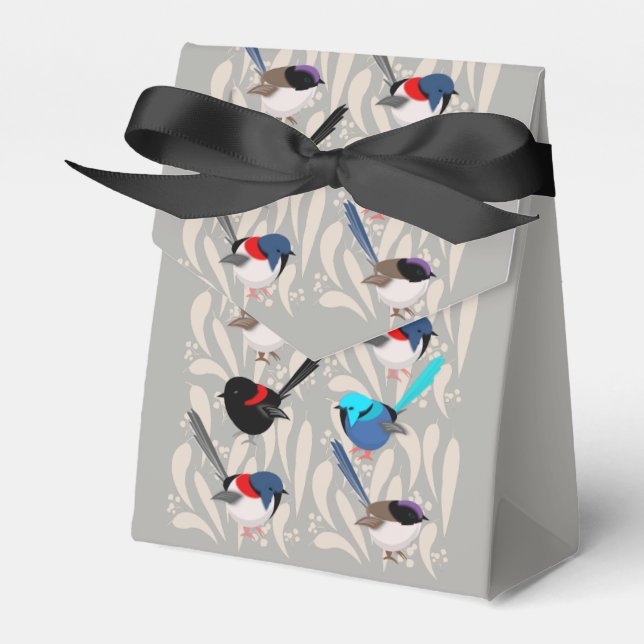 Caja Para Regalos Fairy Wrens (Front Side)