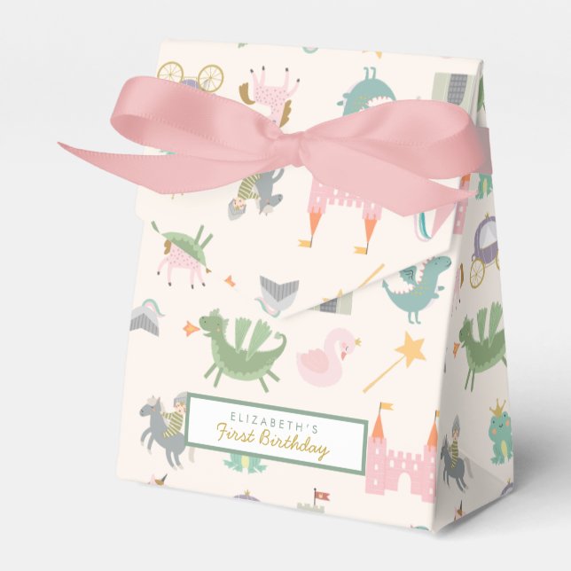 Caja Para Regalos Fairytale Cute Dragon (Front Side)