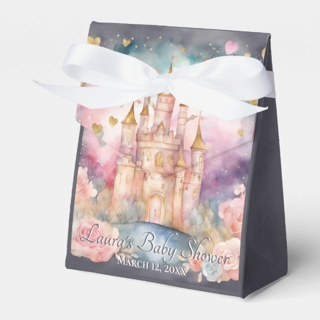 Caja Para Regalos Fairytale Princess Baby Shower (Front Side)