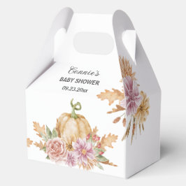 Caja Para Regalos Fall Floral Little Pumpkin Baby Shower