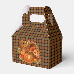 Caja Para Regalos Fall Harvest Cornucopia