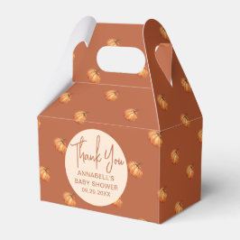 Caja Para Regalos Fall Little Pumpkin Baby Shower