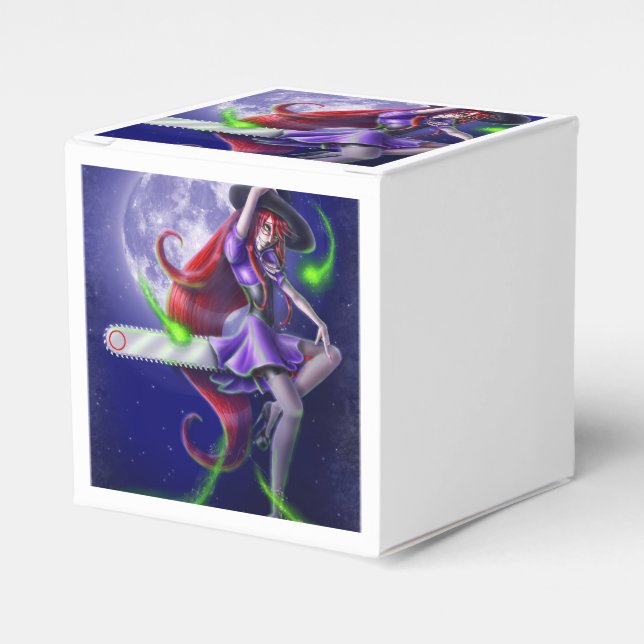 Caja Para Regalos Falln Witchy PinUp (Costado Anverso)