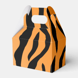 Caja Para Regalos Falsa impresión del tigre