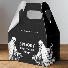 Caja Para Regalos Famoso trato de la fiesta de Halloween con fantasm