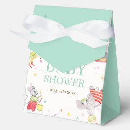 Caja Para Regalos Fancy Circus Carnival Animals Baby Shower