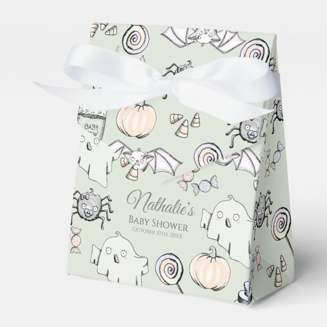 Caja Para Regalos Fantasma, Bat & Spider Halloween (Front Side)