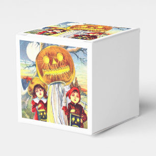 Caja Para Regalos Fantasma de calabaza de Halloween