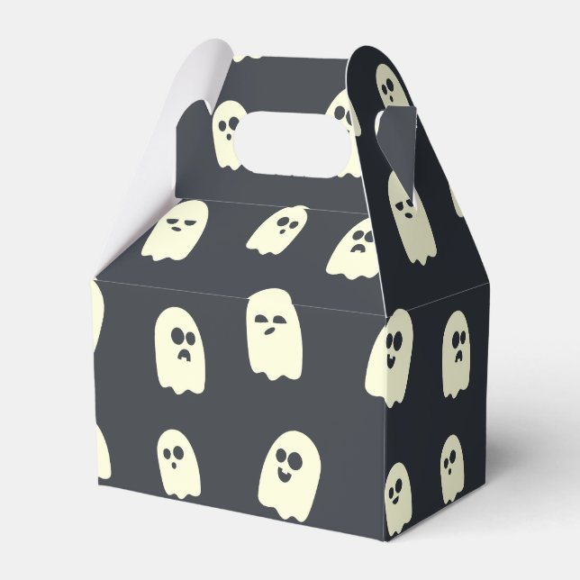 Caja Para Regalos Fantasma de Halloween (Reverso)