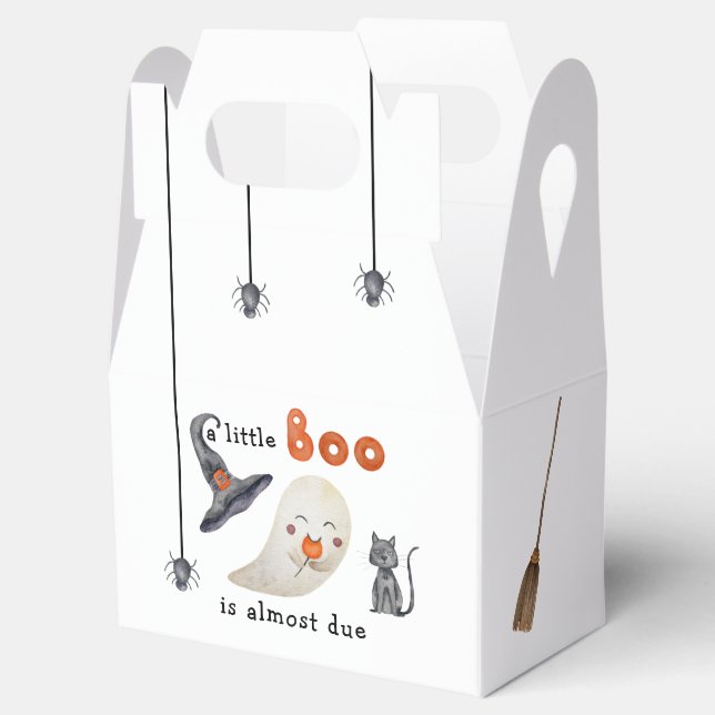 Caja Para Regalos Fantasma lindo - ducha de bebé (Abierto)