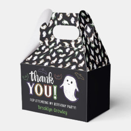 Caja Para Regalos Fantasma y Bats Halloween Cumpleaños Gracias