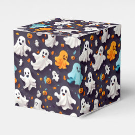 Caja Para Regalos Fantasma y calabazas
