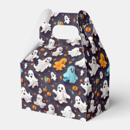 Caja Para Regalos Fantasma y calabazas
