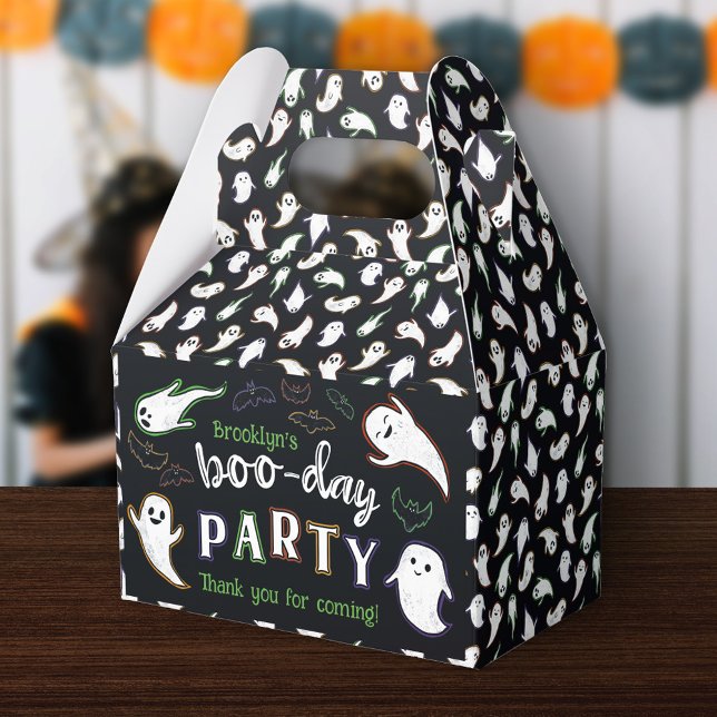 Caja Para Regalos Fantasmas Boo-Day Halloween Cumpleaños Gracias (Subido por el creador)