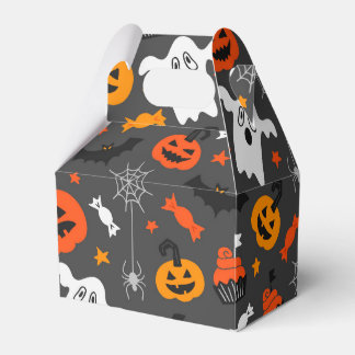 Caja Para Regalos Fantasmas y calabazas fantasmales
