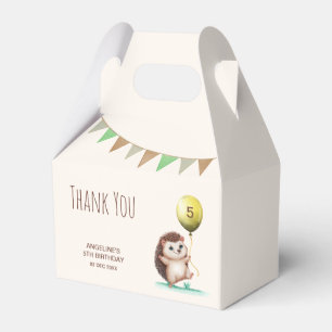 Caja Para Regalos Fantasy Cute Happy Hedgehog Balloon Birday