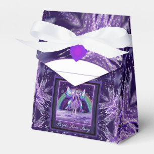 Caja Para Regalos Faro morado de lluvia