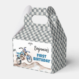 Caja Para Regalos Fast One Dirt Bike Birthday Party