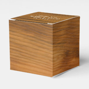 Caja Para Regalos Faux Barn Wood Wedding Party