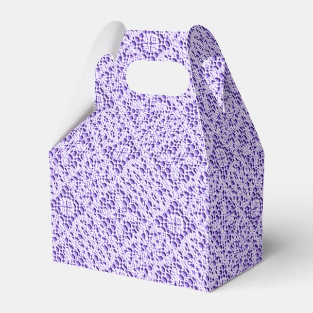 Caja Para Regalos Faux Crochet Mauve (Front Side)
