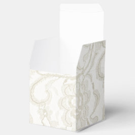 Caja Para Regalos Faux White Lace