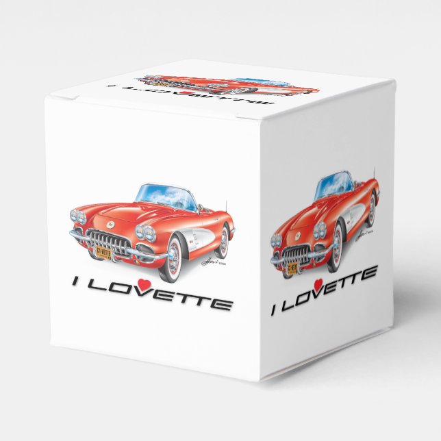 Caja Para Regalos Favor Box (Costado Anverso)