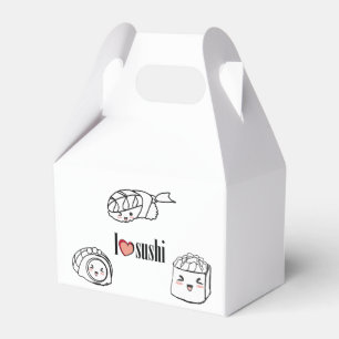 Caja Para Regalos Favor Box - Amo el Sushi