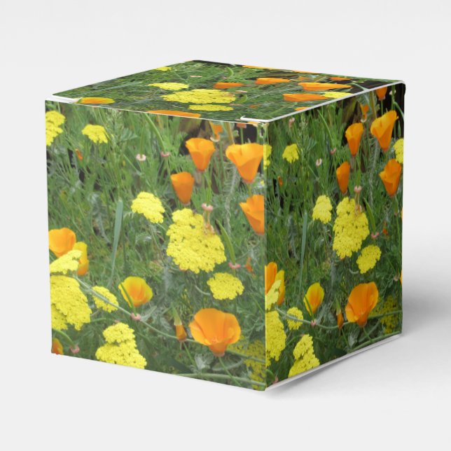 Caja Para Regalos Favor Box California Wildflowers (Costado Anverso)